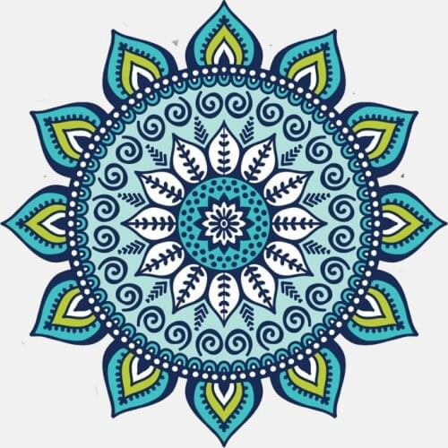 Creative Car Sticker Colourful Mandala Sticker Window Windshield Motorcycle Decal Vinyl Cover Scratches Waterproof PVC