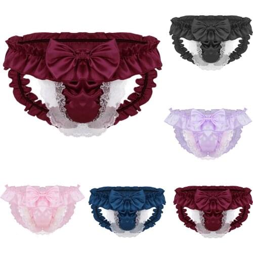 Mans Sex Panties Open Crotch Sissy G Strings Mens Lace Briefs Open Butt Low Sissy Thong Underwear Male Panties сексуальное белье