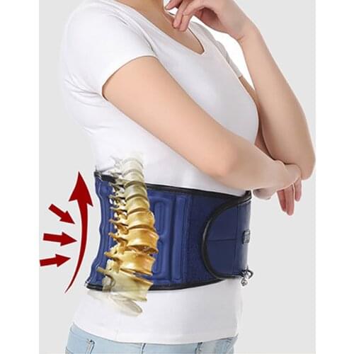 Waist Inflatable Support Protection Belt Lumbar Relieve Pain Massager Posture Fixed Corrector Health Care Brace Support Band