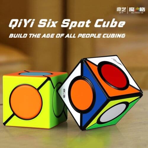 New QiYi Six Spot Speed Magic Cube Professional Puzzle Cubes Educational Toys For Children Gift Cubo Magico