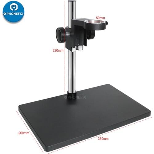 Portable Microscope Stand Bracket Holder Lifting Adjustable Double Arm Boom Stand Table for USB Video Digital Stereo Microscopio