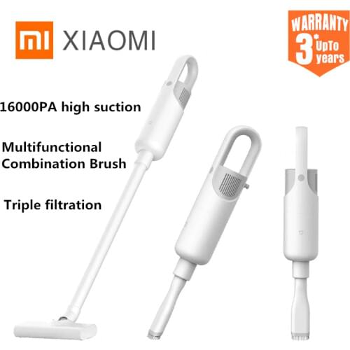 XIAOMI MIJIA Handheld Vacuum Cleaner For Home Sweeping 16000Pa Strong Cyclone Suction Multifunctional Brush Dust Catcher