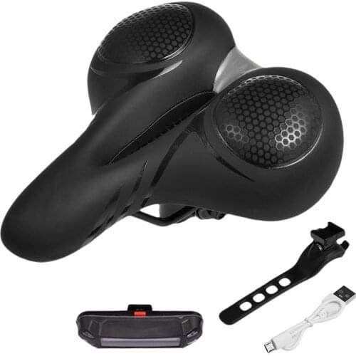 Comfortable Wide Bike Seat Cushion Shockproof Big Butt Bicycle Saddle Soft Padd Mtb Road Bike Cushions Cycling Accessories