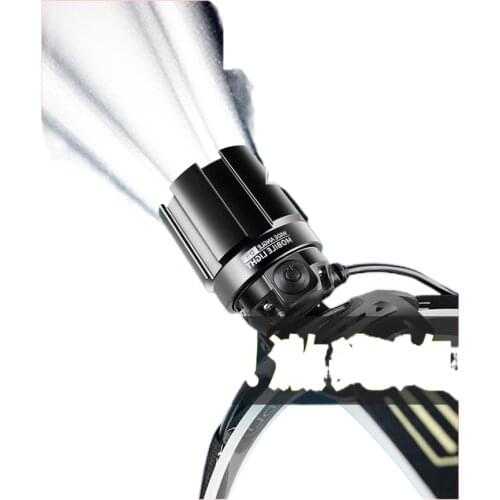 Bright headlight glare rechargeable flashlight inductive head mounted night to catch the sea fishing xenon lamp dedicated