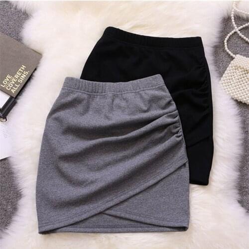 Women Irregular Pleated Mini Skirt 2021 New Summer Sexy High Waist Short Skirt Woman Streetwear Wrap Skirts