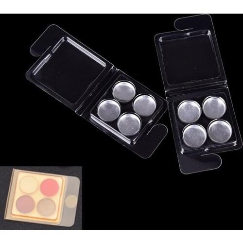 10Set Empty Magnetic Eyeshadow Pigment Aluminum Palette Pans Makeup Makeup Eye Shadow Pigment Palette Case