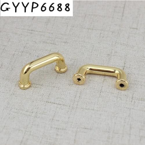 10pcs 200pcs 18mm High quality metal handbag aglet twist lock screw arch bridge decorative accessories bridge u ring handbag