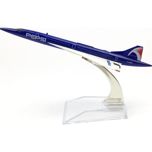 16cm 1:400 Scale Concorde Airlines Airplanes Plane Model Aircraft Model Diecast Metal Collectible Decoration Gifts Toys