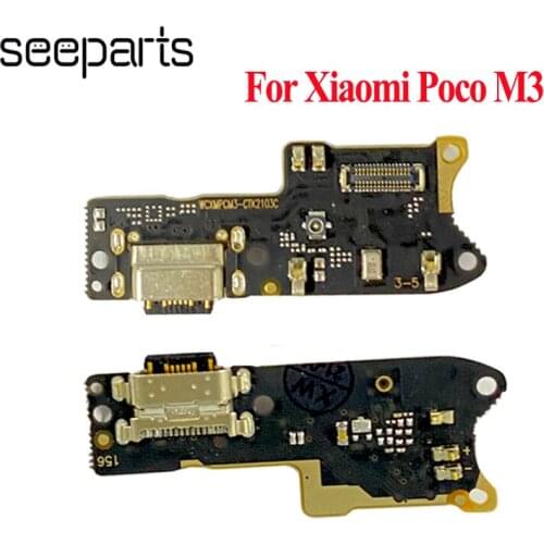 For Xiaomi Poco M3 USB Charging Connector Charger Port Dock Plug Connector Board Poco M3 Charging Port Cable