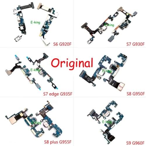 For Samsung Galaxy S6 S7 S8 S9 Edge Plus G920F G930F G935F G950F G955F G960F G965F USB Charging Dock Port Connector Flex Cable
