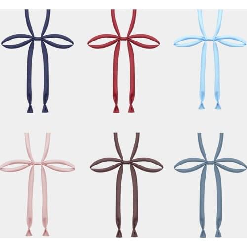 Kawaii Womens Color Japanese School Uniform Sailor Suit Shirt Accessories Jk Bow Tie Uniform Long Bowtie Ties Students Necktie