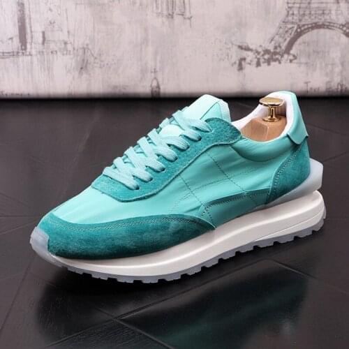 Concise Men Grey Leisure Shoes Spring Fall Mesh Breathable Lacing Trending Casual Height Increasing Fabric Zapatos Street ERRFC