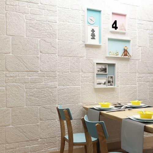 3d Stereo Wall Stickers Living Room Bedroom Wallpaper Wallpaper Background Wall Waterproof Stickers Paper Back Vinyl Wallpapers