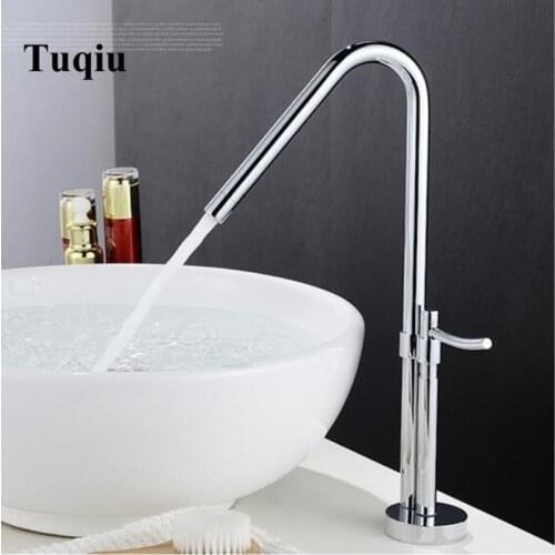 New Arrival Chrome Bathroom Basin Faucet Single Handle Single Hole Mixer Tap Deck Mounted Hot And Cold Tap Sink Faucet