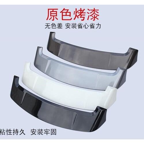 Original car paint ABS free punching fixed wing tail Car accessories for Mitsubishi Outlander 2016 2017 2018 Car styling