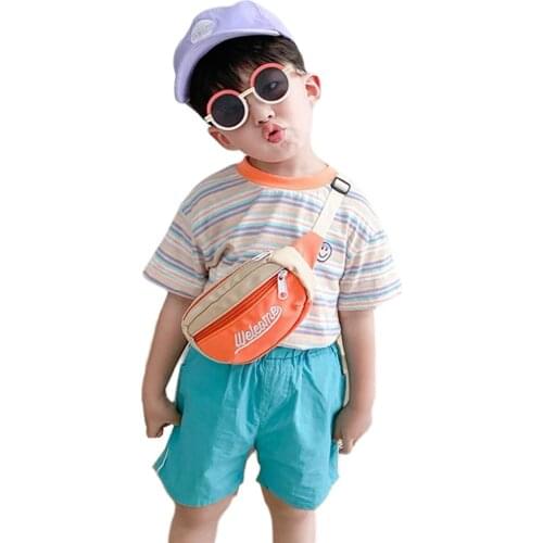 2020 New Hot Fashion Kids Funny Backpack Casual Letter Print Hip Bum Bag Crossbody Purse with Adjustable Strap for Boys Girls