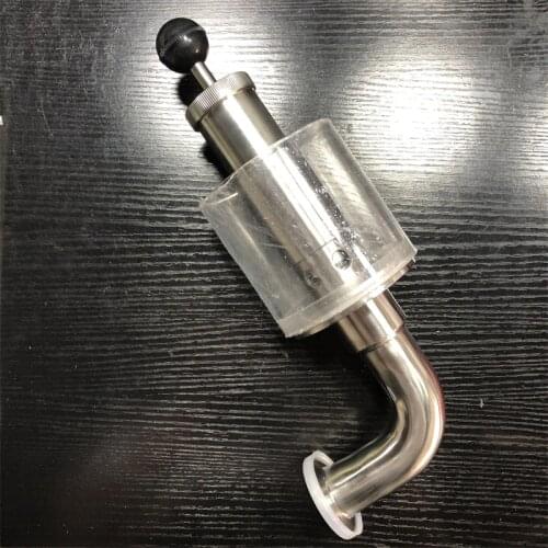 1.5" Tri Clamp 0.2-2.2 Bar SUS 304 Stainless Sanitary Adjustable Vacuum Pressure Relief Safety Valve