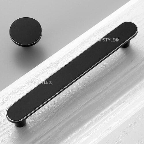 Silver Black Golden Zinc Alloy T Bar Cupboard Drawer Hardwares Door Dresser Handles Kitchen Cabinet Pulls Decorative