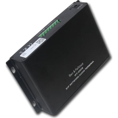 520109 2*30 watt mini long distance IP/SIP network audio terminal with built-in digital amplifier and RJ45 interface
