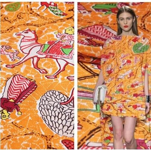 Printed silk crepe de chine fabric soft silk fabric for dress crepe fabric natural silk fabric wholesale silk cloth