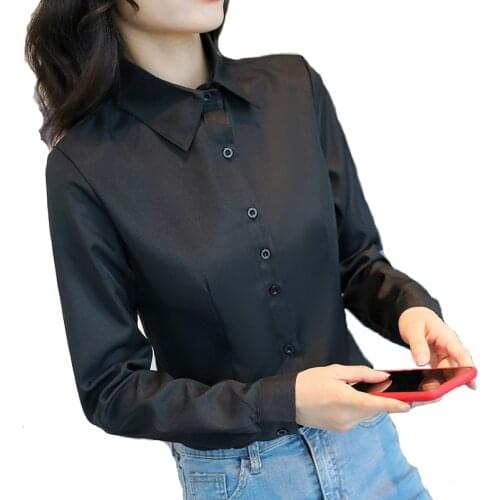 Blusas Women Chiffon Tops And Blouses Office Lady Blouse Long Sleeve Shirts Women Blouses Plus Size Tops Casual Shirt Female