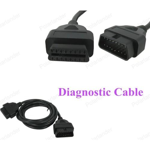 1.5M Long 16Pin Diagnostic Adapter Connector Car Scanner Cable OBD2 Extension Cable Connector