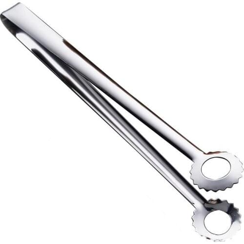 Kapmore 1pc Kitchen Tong Stainless Steel Food Tong Serving Tong Bread Clip Cooking Tools Accessories BBQ Tools Kitchen Utensil