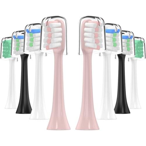 10/12 Pcs Replacement Brush Heads Suitable for xiaomi SOOCAS X3 X1 X5 SOOCARE Electric Toothbrush Dupont Bristle Sealed Packed