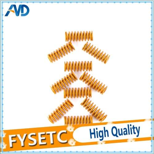 10pcs Imported Length 23mm OD 8mm ID 4mm 3D Printer Accessories Spring For Heated bed CR-10 CR-10Mini CR-10S Series 3D Printer