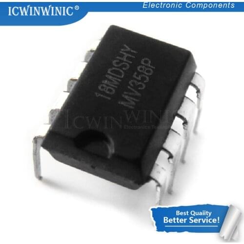10PCS LMV358P DIP8 LMV358 DIP-8 MV358 DIP