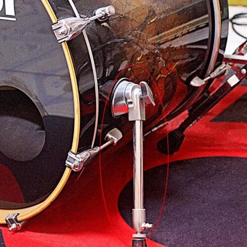 2pcs Bass Drum Spurs Anti-Rust Adjustable Stand Legs Feet Percussion Accessories