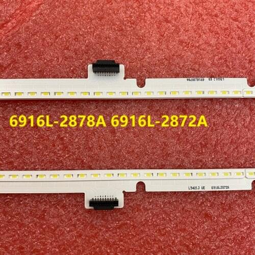 2pcs/set LED backlight strip for LG 60SJ8509 60"V17 AS1 2872 2878 R-L Type 6916L2878A 6916L2872A