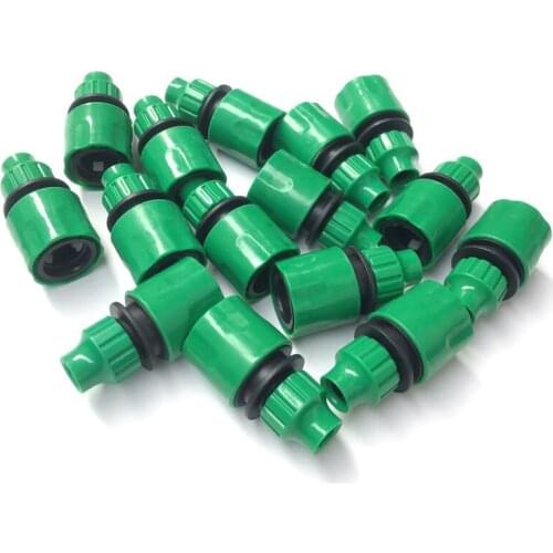 Fast Coupling Adapter Drip Tape For Irrigation Hose Connector With 1/4 "barbed Connector Garden Irrigation 2pcs