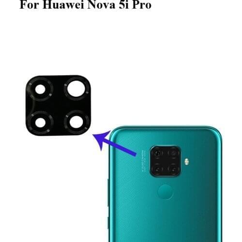 2PCS High quality For Huawei Nova 5i pro Back Rear Camera Glass Lens test good For Huawei Nova 5 i pro Replacement Nova5i pro