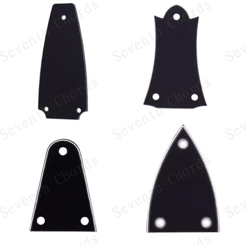 5 Pcs Black Plastic Truss Rod Cover For Acoustic Electric Bass Guitar,Guitar Parts HA-1007