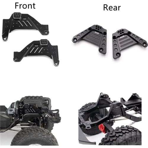 Rc Car Scx10 iii AX103007 Option Part Aluminum Alloy Front + Rear Shock Absorber Fixed Bracket For 1/10 Rc Crawler Cars Model