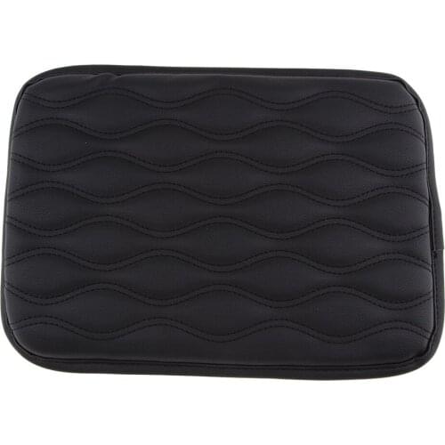 Auto Center Console Cover Armrest Pads, PU Leather Universal Car Center Console Box Arm Rest Pads Cushion Protector