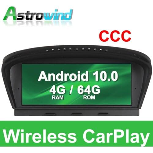 8.8 inch 64G ROM Android 10.0 Auto Player GPS Navigation System Media Stereo For BMW 3 Series E90 for BMW 5 Series E60 with CCC