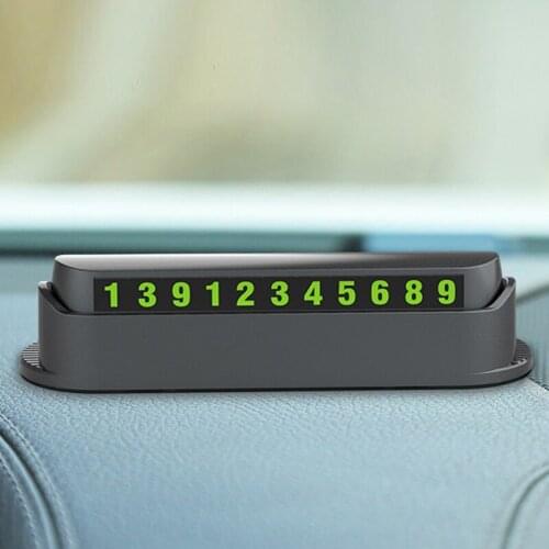 Car Phone Parking Plate Luminous Number Aromatherapy phone Holder JR Deals