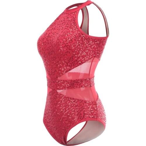 Sleeveless Adult Children Ballet Dance Hollow Splice Dancewear Yoga Tight Ballet Gymnastics Dance Practice Clothes