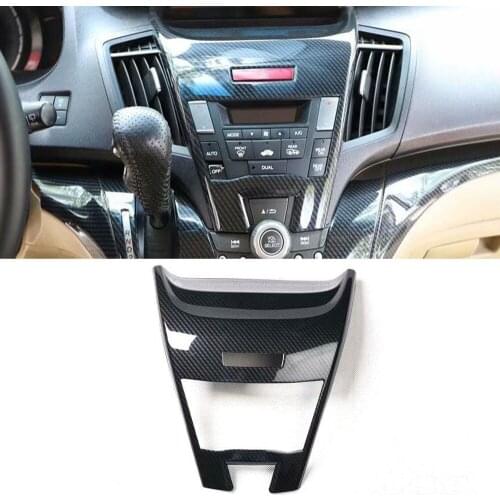 For Honda Odyssey 2009-2014 Car Dashboard Central Console Panel Cover Frame Trim New ABS Car Styling Molding