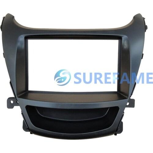 Double Din Car Audio Facia for Hyundai Elantra 2014-2016 Stereo Fascia DVD Panel Dash Kit Trim Surround Adapter Plate Cover