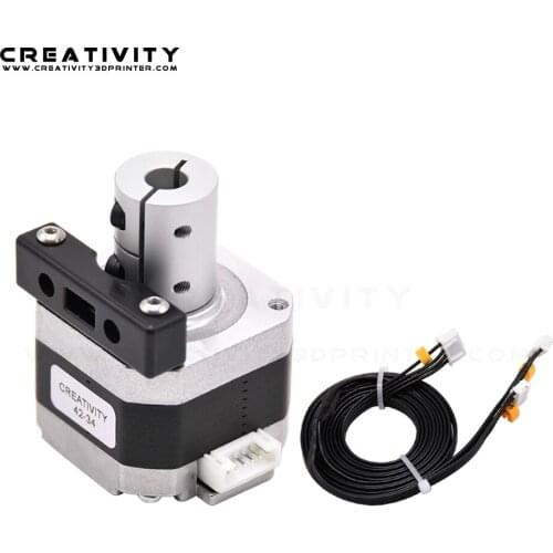Dual Z-Axis upgrade stepper motor with Mount Block,dual type wire and 5*8mm rigid coupling kit for Creality CR-10 / Ender-3 kit