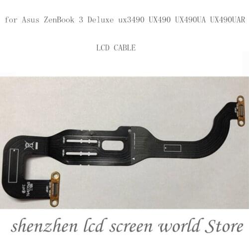 UX490 LCD LVDS CABLE For Asus ZenBook 3V Deluxe UX490UA UX490U UX490UAR FPC2 T64275W3 1708 laptop Connector Video screen cable