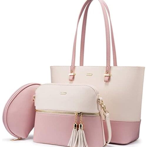 HOUSE OF CB Handbags for Women Shoulder Bags Tote Satchel Hobo 3pcs Purse Set