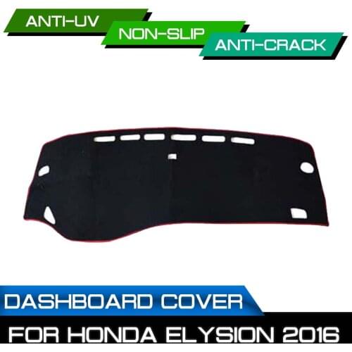 Car Dashboard Mat Anti-dirty Non-slip for Honda ELYSION 2016 Dash Cover Mat UV Protection Shade Sticker
