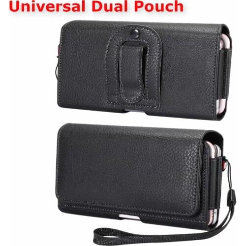 Leather Belt Clip Bag Case For Galaxy S21 Note10 S20 S10 Plus Note20 Ultra 5G S10e S9 S8 S7 Edge Xcover 5 Pro 4 4s 3 3s M31s