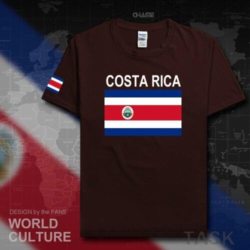 Costa Rica men t shirt 2017 jerseys nation team tshirt 100% cotton t-shirt clothing tees country sporting CRI Costa Rican Tico