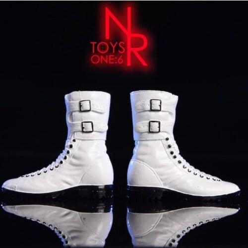 1/6 Scale Male Soldier Combat Boots Short Shoes Model for 12in Action Figure Accessories Collections