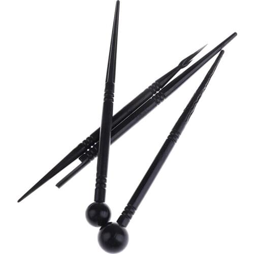 4pcs Ceramic Polymer Clay Tools Carving Craft Brush Ceramics Tool Multi-function Color Shape Manual DIY Pill Stick Pottery Tools